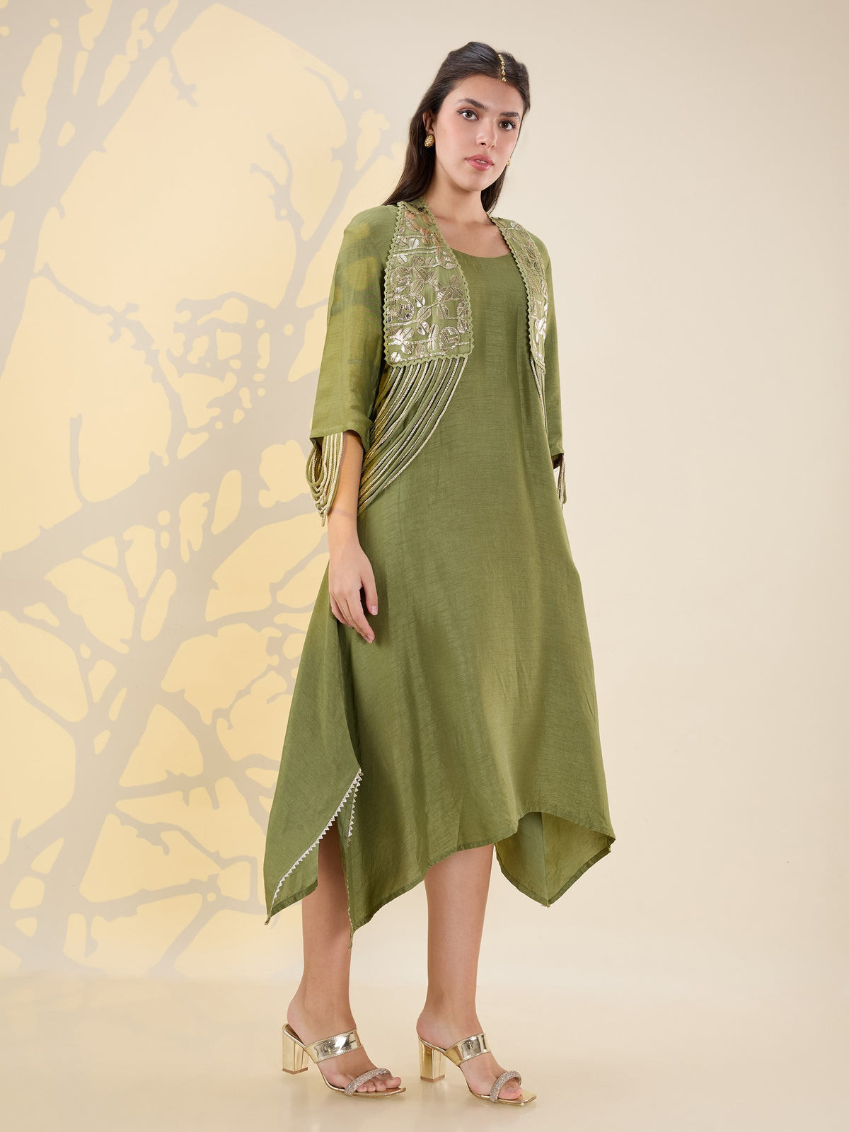 Noor fringe dress set