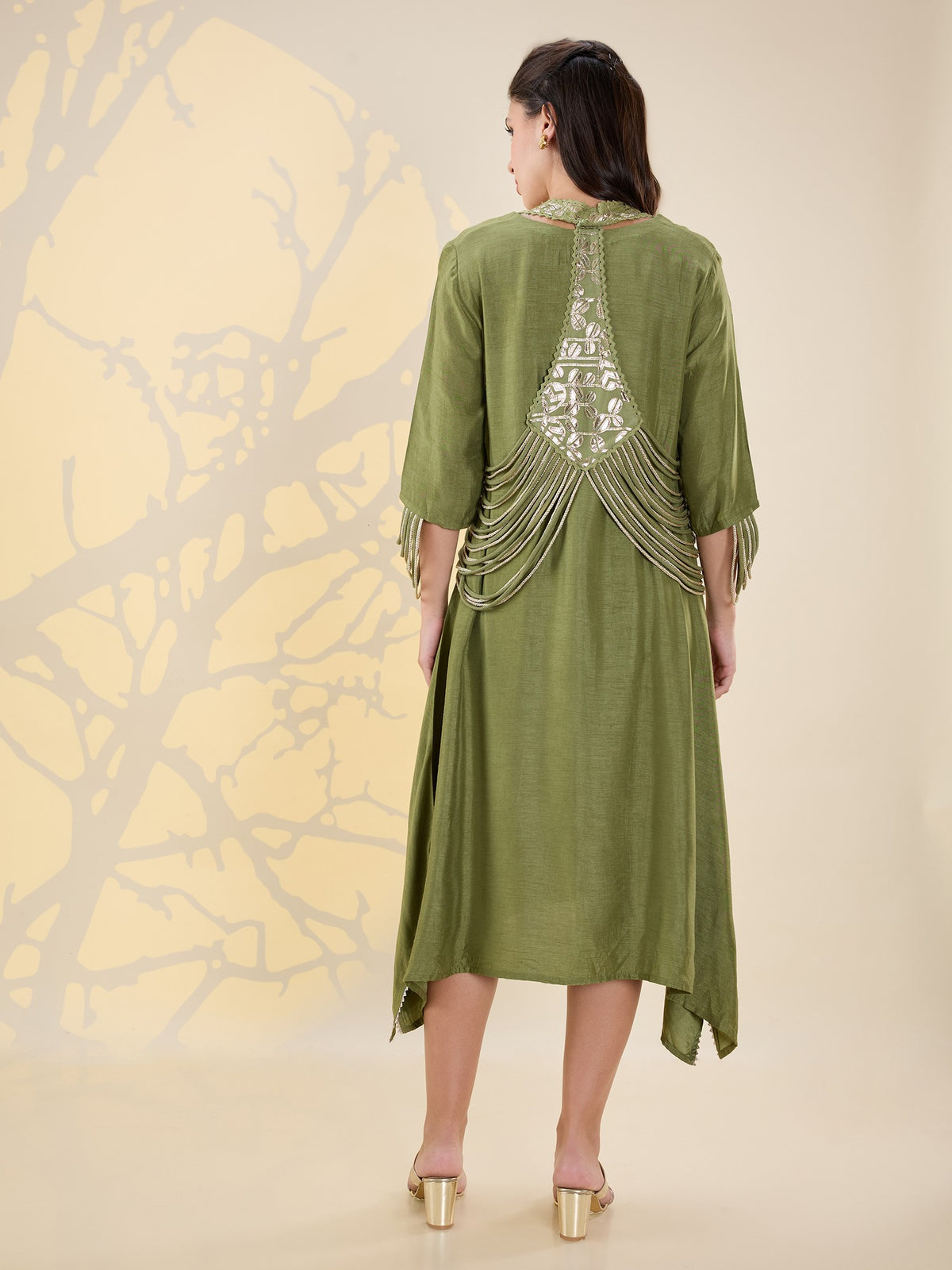 Noor fringe dress set