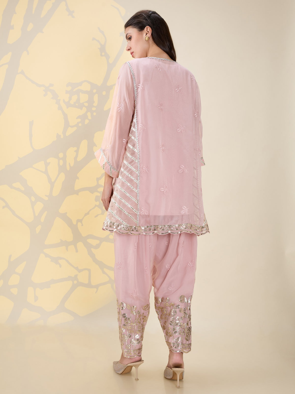 Noor pink gotta suit