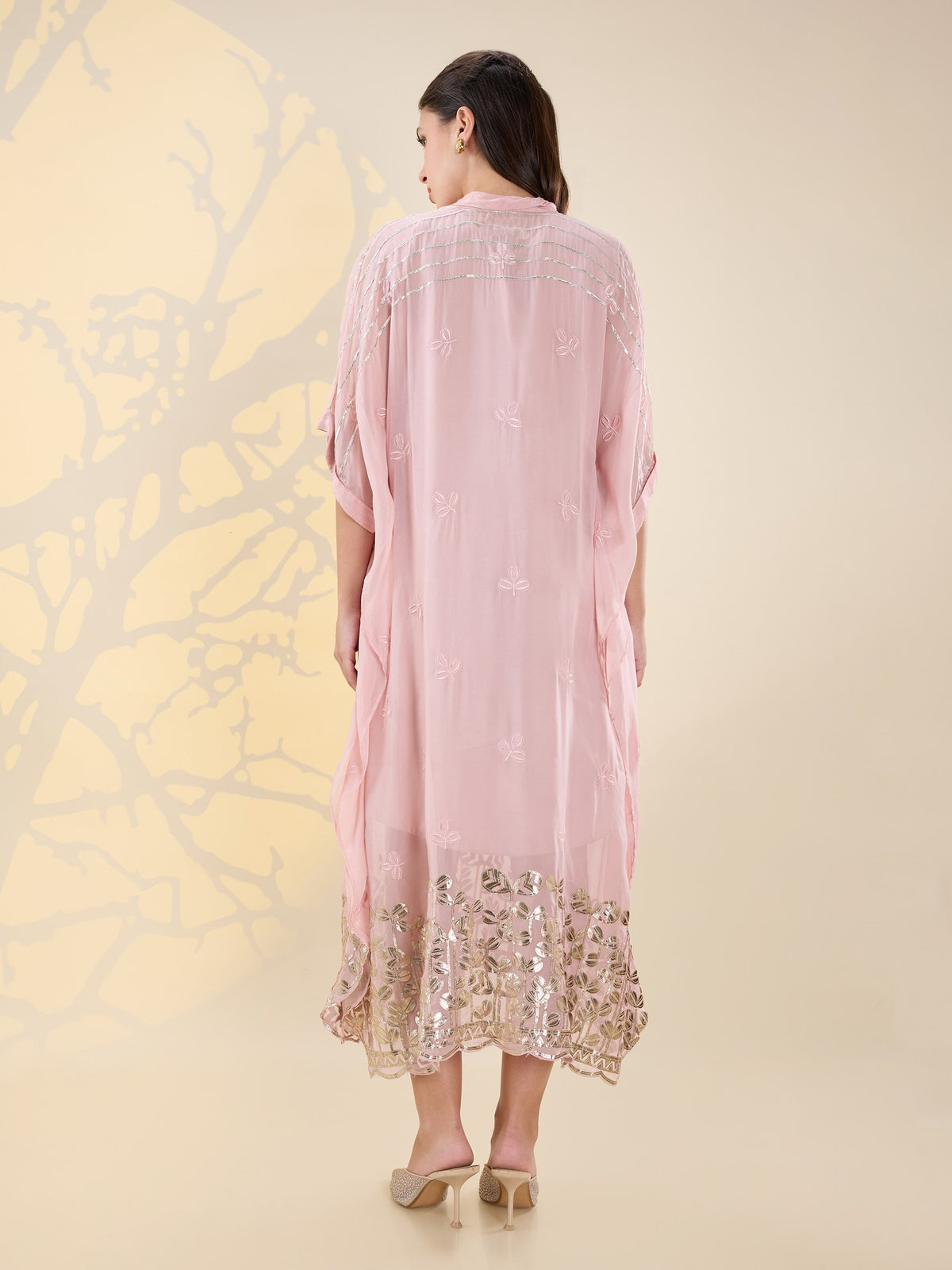 Noor pink kaftan